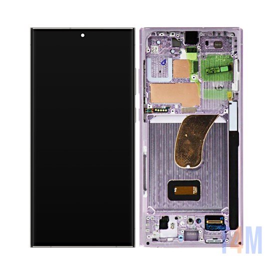 Touch+Display Com Frame Samsung Galaxy S23 Ultra 5g/S918 6,8" Service Pack (GH82-30465D/30466D) Lavanda